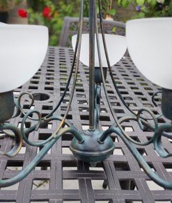 Two centre ceiling lights