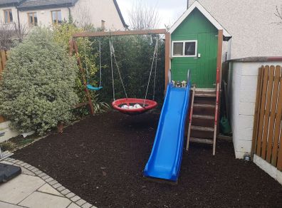 Kids tree house with storage