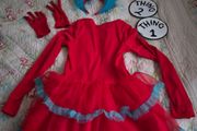 Dr Seuss Cat in the hat Halloween costume 10 - 12