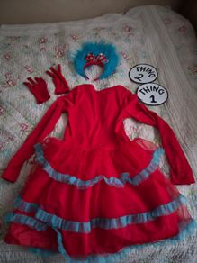 Dr Seuss Cat in the hat Halloween costume 10 - 12