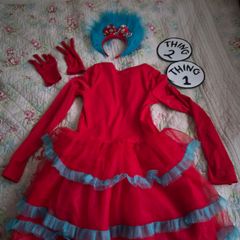 Dr Seuss Cat in the hat Halloween costume 10 - 12