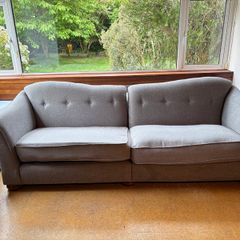 Sofa. Large but splits for transport. Seats 3 to 4