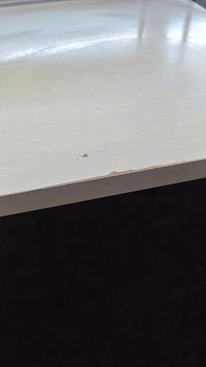white desk