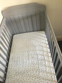 wooden cot