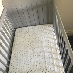 wooden cot
