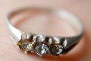 Antique Trilogy Sterling Silver Ring