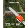 Gas Pole Saw, 33CC 2 Stroke Gas Powered Pole Saws with 20.3 cm Cutting Bar, Cordless Tree Trimmer with 850ml Fuel Tank, 2.08 to 3.58 m Extendable Image 4