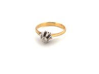 main image for ad 18kt Yellow Gold Solitaire Diamond Ring