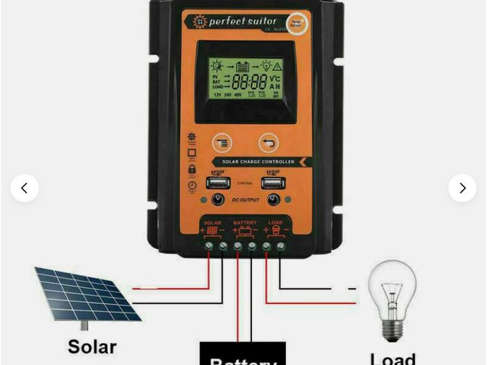 12-24V 10-70A PWM MPPT Solar Charge Controller