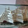 vintage ship in a bottle Image 7
