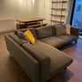 Grey l-shaped corner sofa Image 4