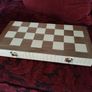 Chess Set Smooth Wood, Ideal Travel Companion Game To Play Together On Image 5