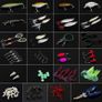 NEW SALE | 120 PCS Fishing Lures Mixed Including Spinners,VIB,Treble Hooks,Single Hooks,Swivels,Pliers and Tackle Box Image 4
