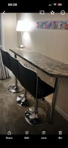 breakfast bar bench