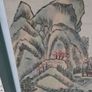 Large Original Japanese Country Scene Painting Image 3