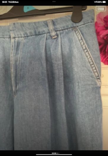 jeans  nwt F&f trouser style jeans size 12 wide leg
