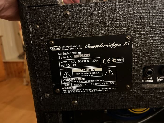 Vox Cambridge 15