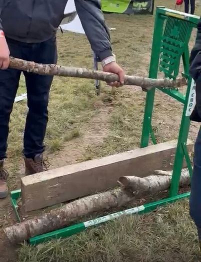 Log Holder Timber Croc