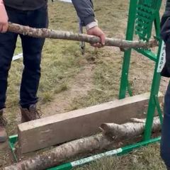 Log Holder Timber Croc
