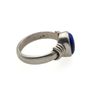 Vintage 925 Sterling Silver & Lapis Lazuli Ring Image 7