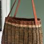 Saille Handmade woven willow 3 colour tote basket Image 2