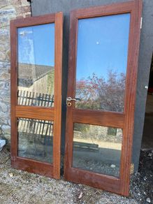 Hardwood Glass Doors
