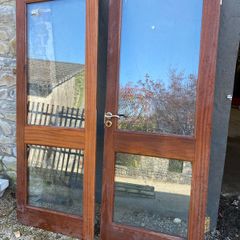 Hardwood Glass Doors