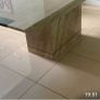 Solid Dining Table and Matching Cabinet Image 5