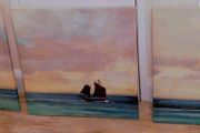 3 large canvas pictures 14 euro