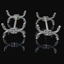 Antique Pair of Silver Plate Knife Rests Image 2