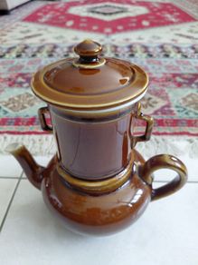 Vintage French ceramic tea/coffee pot