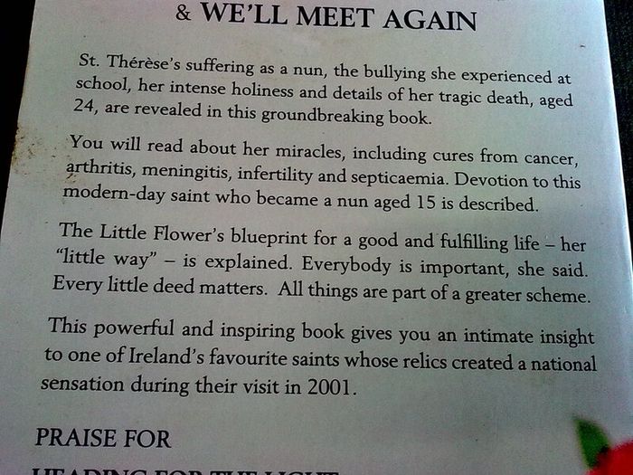The Little Flower St. Therese of Lisieux The Irish Connection