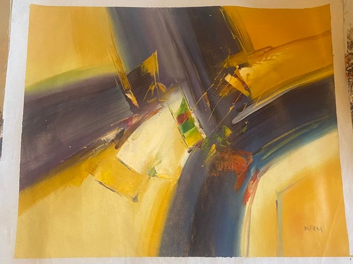 Hand Painted Oil on Canvas - Modern Abstract Impressionism