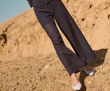 NEW Navy Lace Trousers size 12