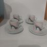 mini espresso cups and saucers Image 2