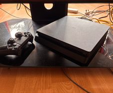 playstation 4 with controller