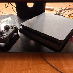 playstation 4 with controller