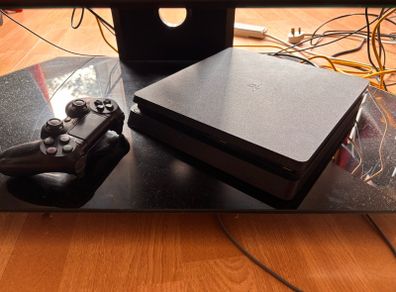 playstation 4 with controller