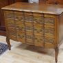Vintage French Carved Oak Chest of Drawers Image 2