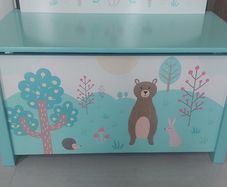 Bookcase and blanket box