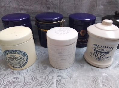 Empty Stilton Cheese Jars