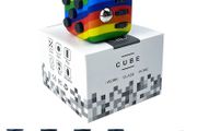 Rainbow Fidget Cube with 6 Sides Stress Relief Fiddle Toys Autism Sensory Toys Fidget Toys for Adults and Kids