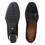 Clarks black suede shoes Image 2