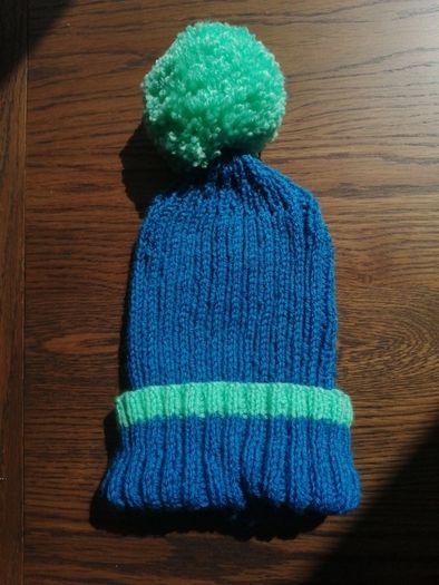 hand knitted adults bobble hats