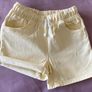 Next Girls Yellow Denim Shorts - see 5 pics Image 2