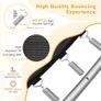 6FT Recreational Trampoline, 2-in-1 Kids Jumping Trampoline with Swing, Outdoor Fitness Bounce Trampoline for Children Adults Image 7