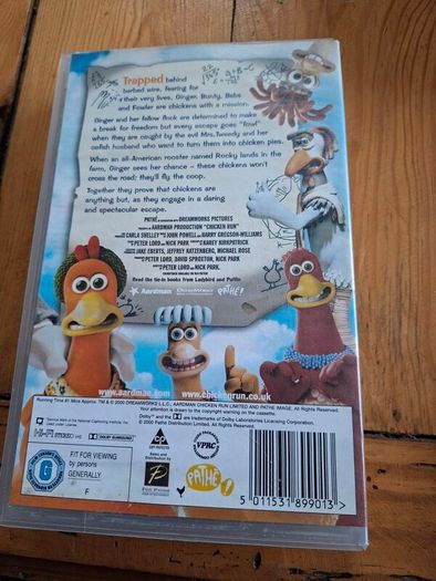 Chicken Run VHS