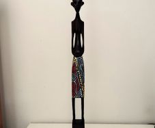 Decorative hand carved wooden figure
