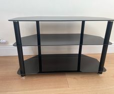 glass tv stand
