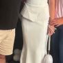 Ivory white Debs dress Image 3
